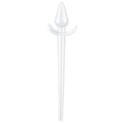 Kinky Puppy Plug Queue Zoo Tail L 10 x 5 cm - Queue 27 cm Transparente